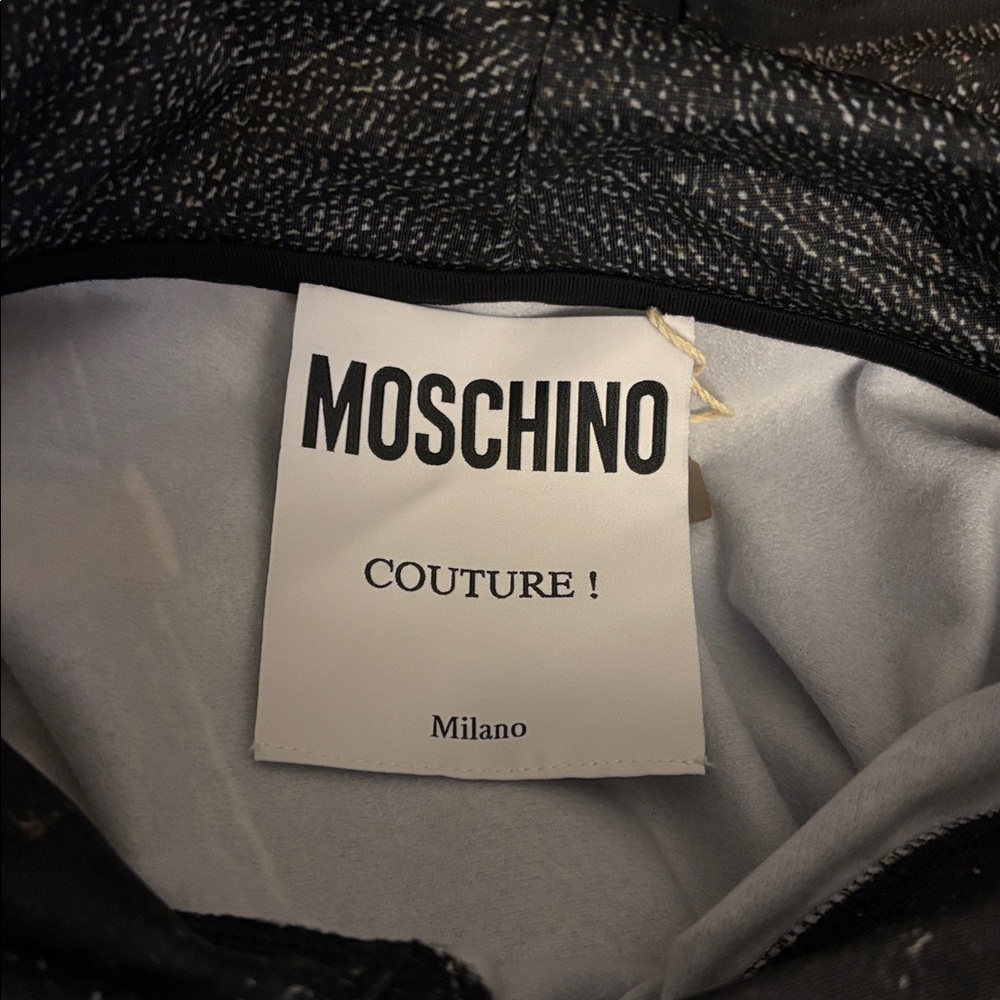 Moschino Black Hoodie US Size 6 - NWOT - Picture 11 of 11